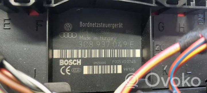 Volkswagen Scirocco Moduł / Sterownik komfortu 3C8937049E