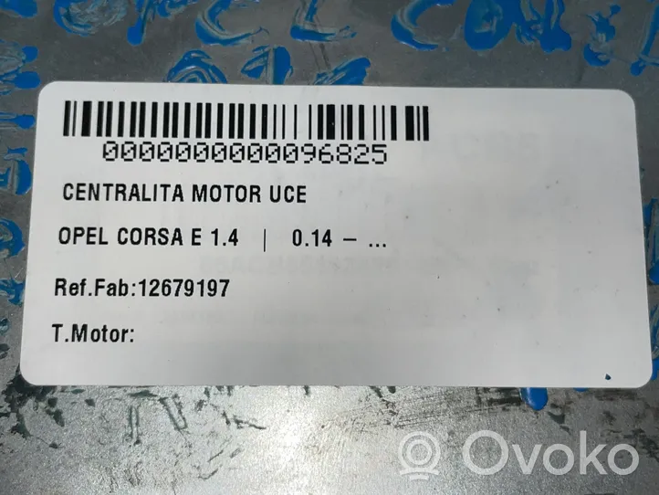 Opel Corsa E Calculateur moteur ECU 12679197