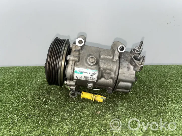 Citroen C3 Ilmastointilaitteen kompressorin pumppu (A/C) 9655191680