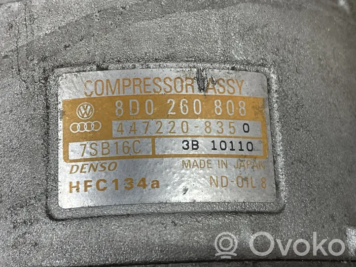 Volkswagen PASSAT B5.5 Ilmastointilaitteen kompressorin pumppu (A/C) 8D0260808