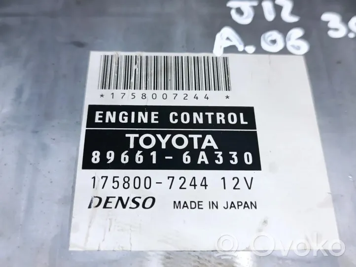 Toyota Land Cruiser (J120) Moottorin ohjainlaite/moduuli 896616A330