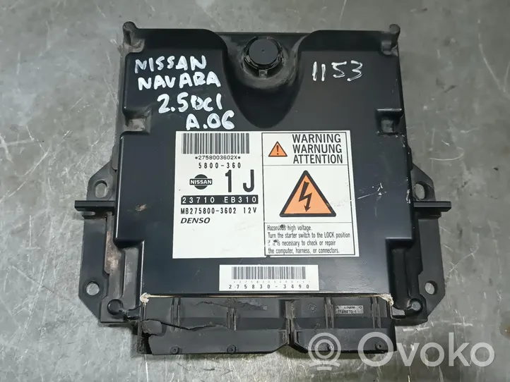 Nissan Navara Motorsteuergerät/-modul 2758303490