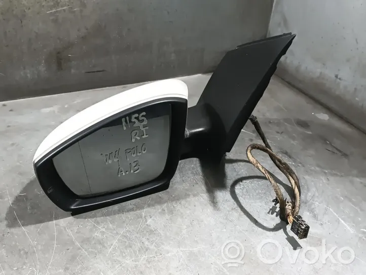 Volkswagen Polo V 6R Front door electric wing mirror 6R0857933B