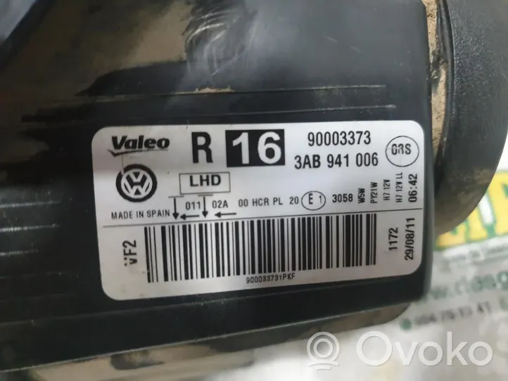 Volkswagen PASSAT Headlight/headlamp 3AB941006