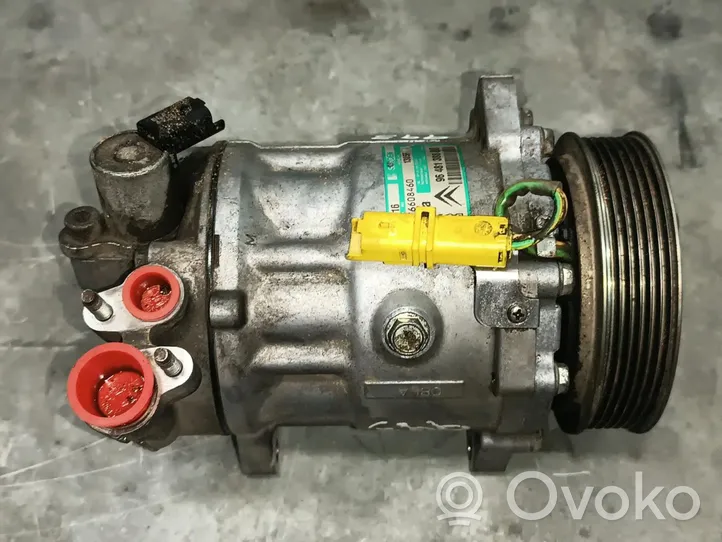 Citroen Berlingo Ilmastointilaitteen kompressorin pumppu (A/C) 9648138880