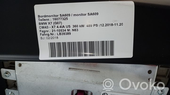 BMW X5 G05 Monitor / wyświetlacz / ekran 021419