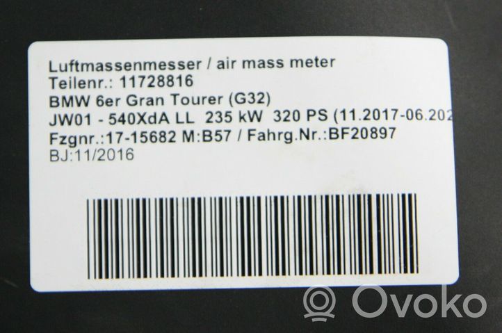 BMW 7 G11 G12 Boîtier de filtre à air K003115