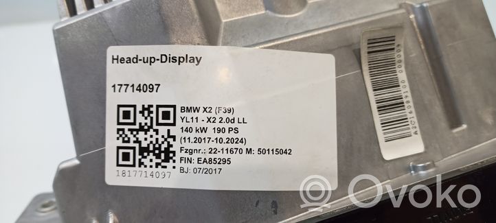 BMW X2 F39 HUD-näyttö 024425