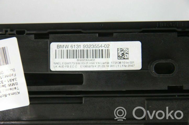 BMW 3 F30 F35 F31 Panel klimatyzacji K002649