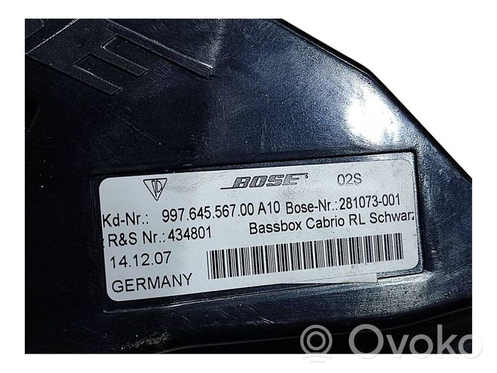 Porsche Cayman 987 Głośnik niskotonowy 99764556700A