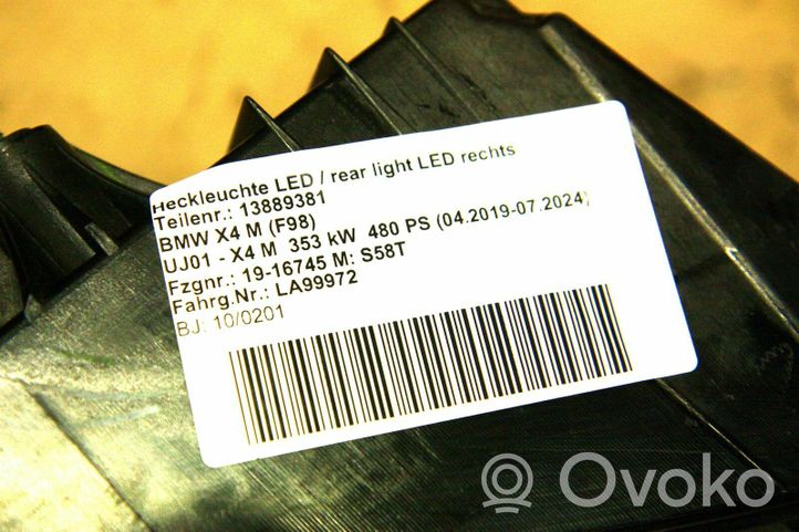 BMW X4 G02 Lampa tylna 009160