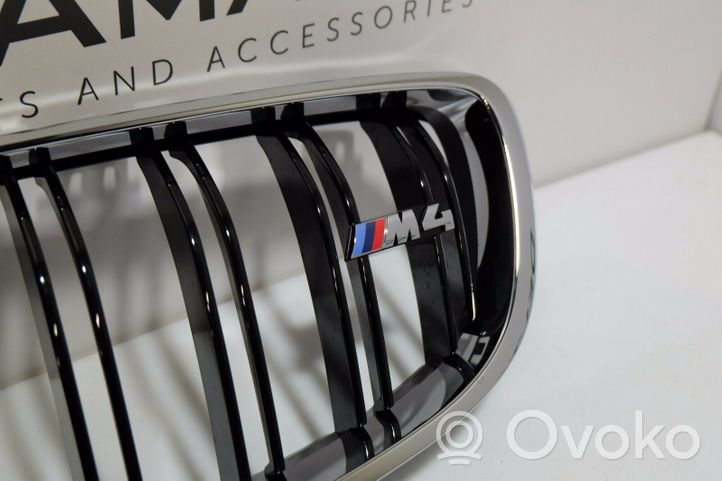 BMW M4 F82 F83 Grille calandre supérieure de pare-chocs avant 001800