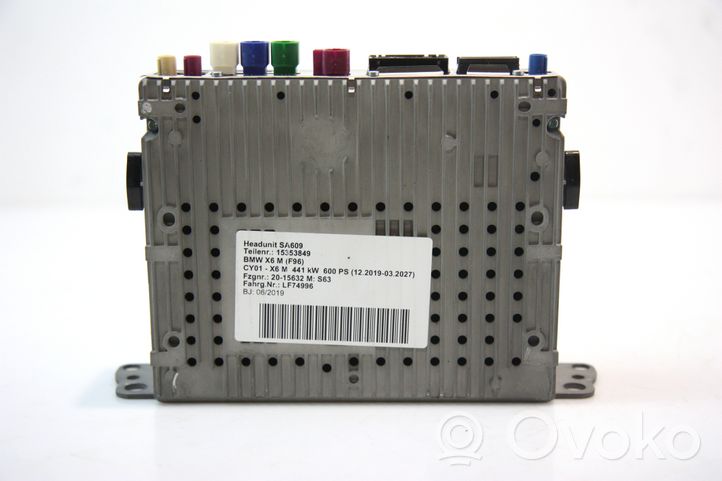 BMW X6M G06 F96 Navigācijas (GPS) vadības bloks 017377