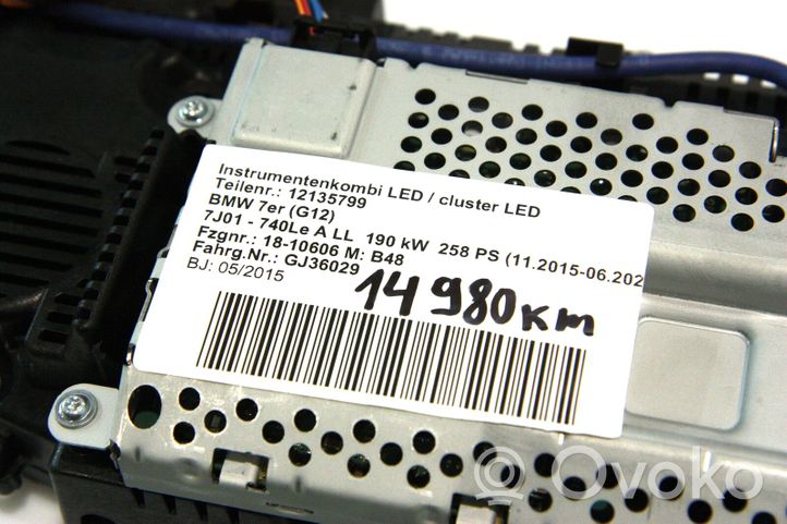 BMW 7 G11 G12 Tachimetro (quadro strumenti) 009179