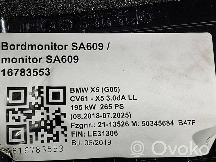 BMW X5 G05 Panel klimatyzacji 9458529