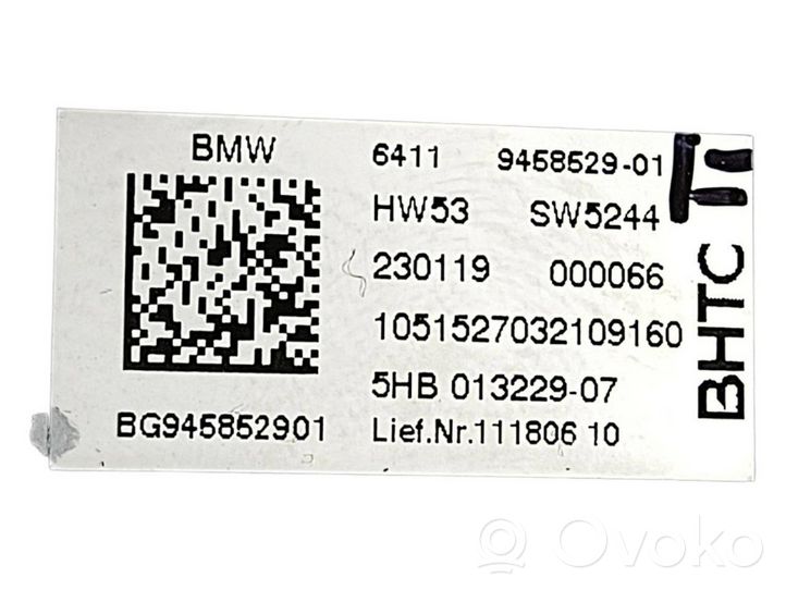 BMW X5 G05 Unité de contrôle climatique 9458529