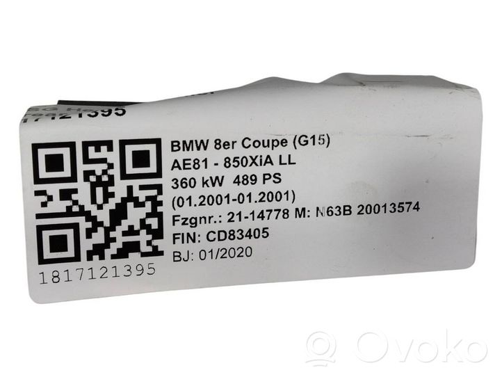 BMW 8 G15 Sterownik / Moduł elektrycznej klapy tylnej / bagażnika 2762358