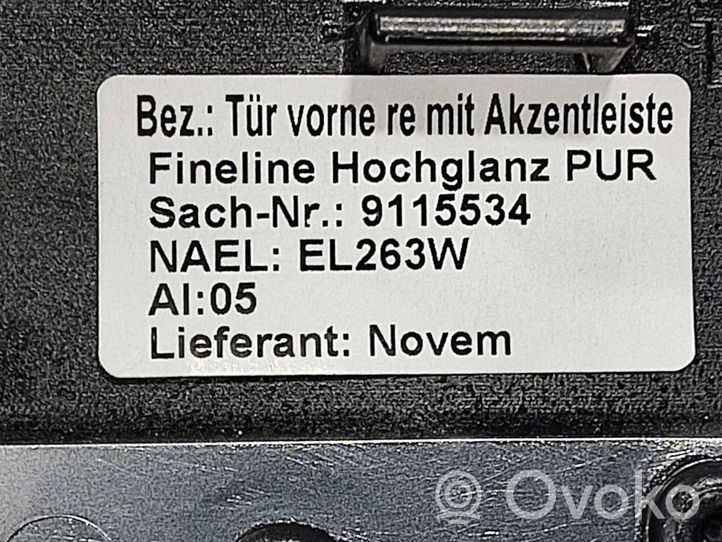 BMW 7 F01 F02 F03 F04 Paneelin lista 9123650