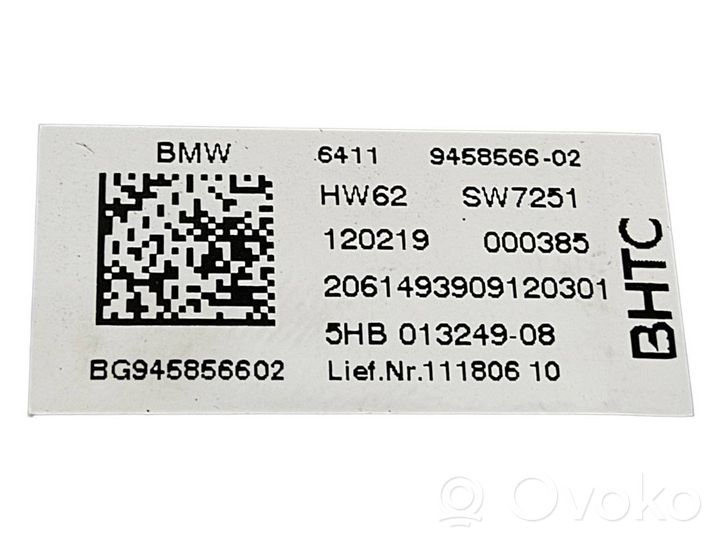 BMW 8 G16 Unité de contrôle climatique 9458566