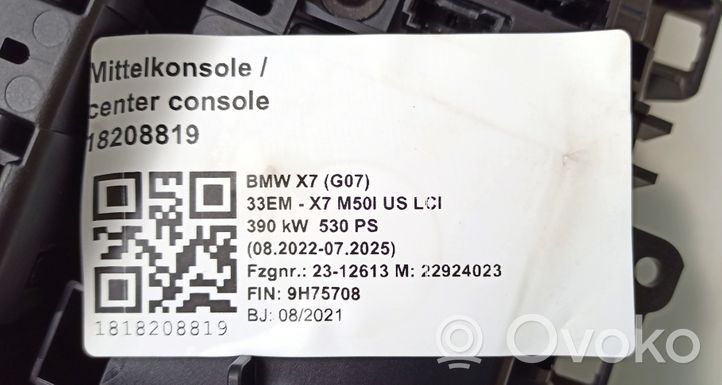 BMW X7 G07 Vaihteenvalitsimen verhoilu 027326