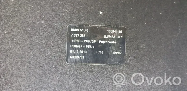 BMW 4 F32 F33 Półka tylna bagażnika 027717