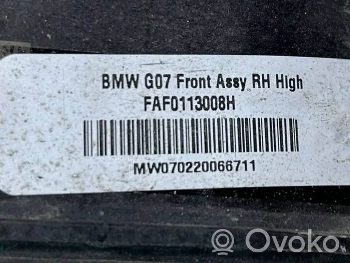 BMW X7 G07 Amortyzator zawieszenia pneumatycznego osi przedniej 37106869036