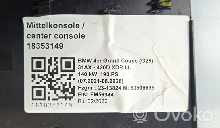 BMW 4 G22 G23 G24 G26 Element deski rozdzielczej 028184