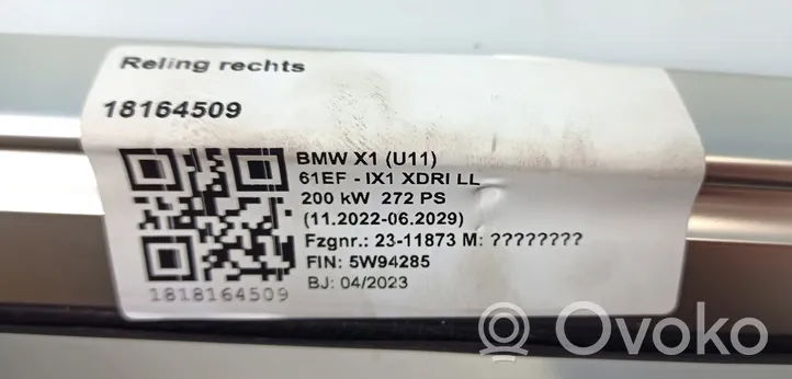 BMW X1 U11 Išilginiai stogo strypai "ragai" 028212