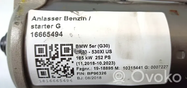 BMW 5 G30 G31 Rozrusznik 028852