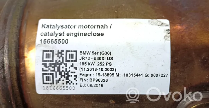 BMW 5 G30 G31 Filtre à particules catalyseur FAP / DPF 028849