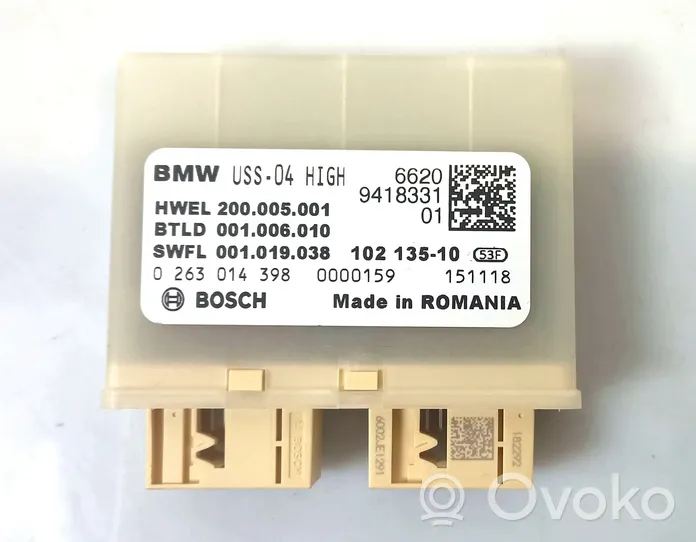 BMW 3 G20 G21 Pysäköintitutkan (PCD) ohjainlaite/moduuli 022268