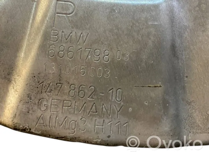 BMW 7 G11 G12 Lamiera paraspruzzi del disco del freno anteriore 6861798