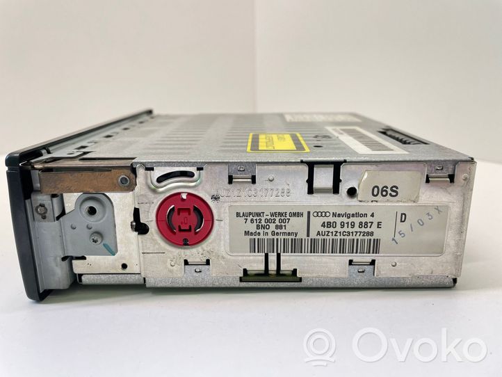 Audi A4 S4 B7 8E 8H Stacja multimedialna GPS / CD / DVD 4B0919887E