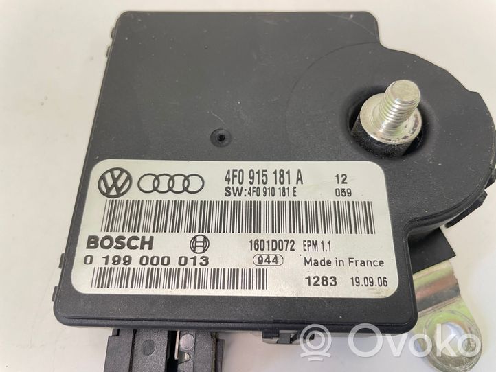 Audi A6 S6 C6 4F Citu veidu vadības bloki / moduļi 4F0915181A