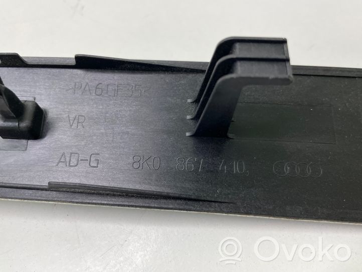 Audi A4 S4 B8 8K Rivestimento della portiera anteriore (modanatura) 8K0867410