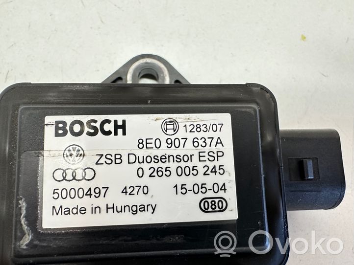 Audi A8 S8 D3 4E Sensore di imbardata accelerazione ESP 8E0907637A