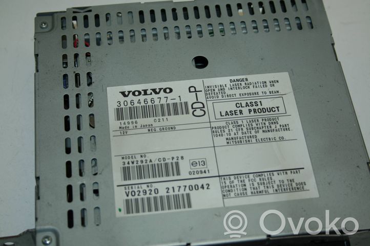 Volvo XC90 Radio/CD/DVD/GPS-pääyksikkö 30646677