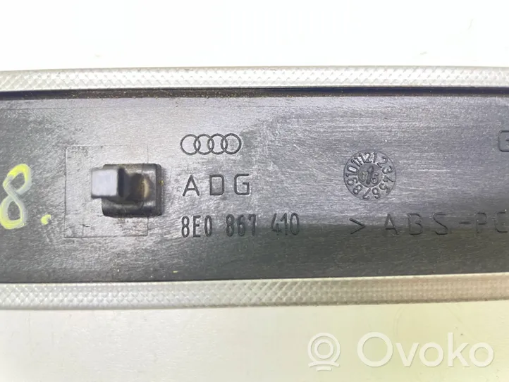 Audi A4 S4 B7 8E 8H Rivestimento del vano portaoggetti del cruscotto 8E0867410