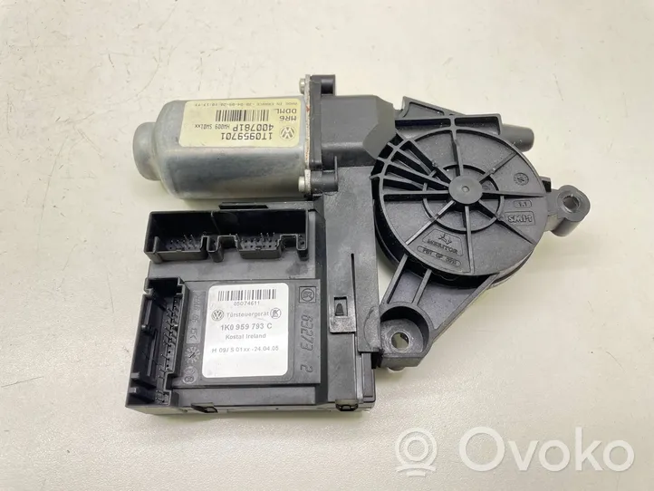 Volkswagen Touran I Moteur de lève-vitre de porte avant 1T0959701