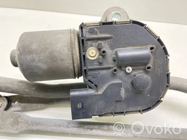 Audi A6 S6 C6 4F Motor y varillaje del limpiaparabrisas delantero 4F1955023J