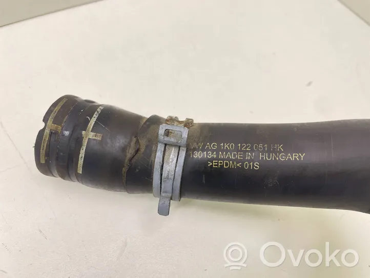 Volkswagen Golf VI Engine coolant pipe/hose 1K0122291BM