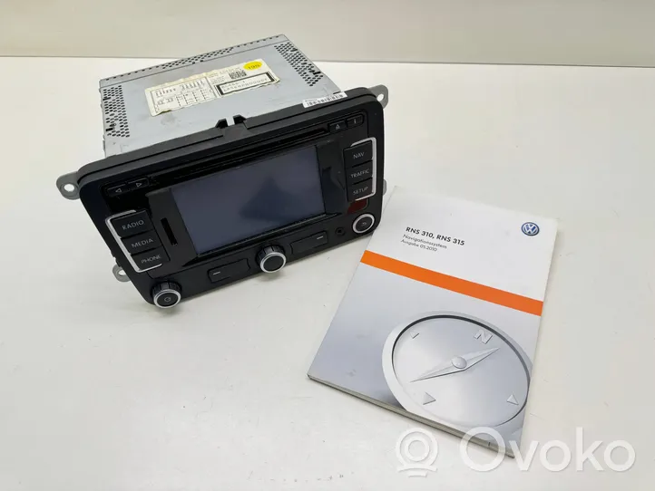 Volkswagen Golf VI Panel / Radioodtwarzacz CD/DVD/GPS 3C0035270B