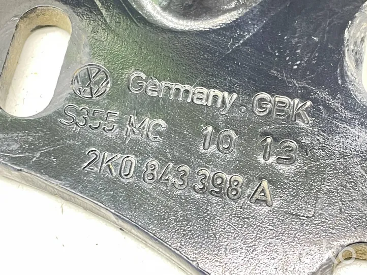 Volkswagen Caddy Liukuoven alempi rullaohjain/sarana 2K0843398A