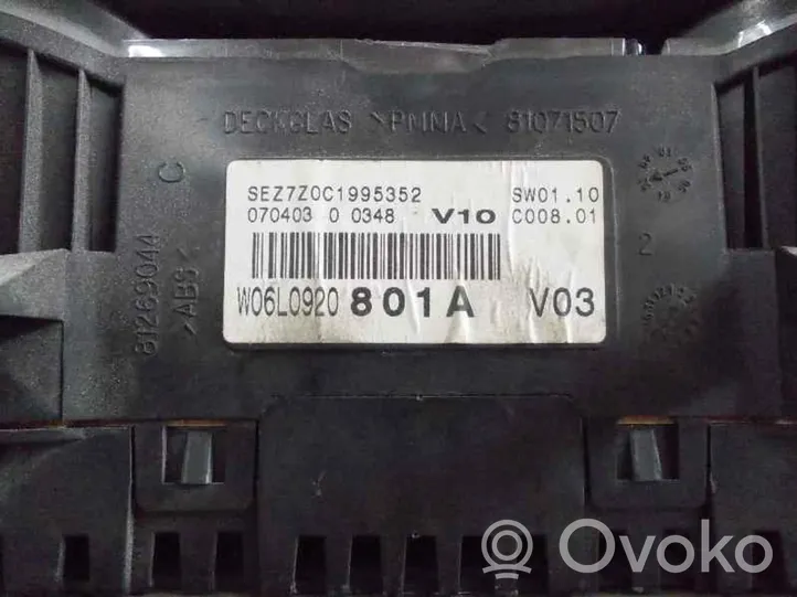 Seat Cordoba (6L) Tachimetro (quadro strumenti) W06L0920801A