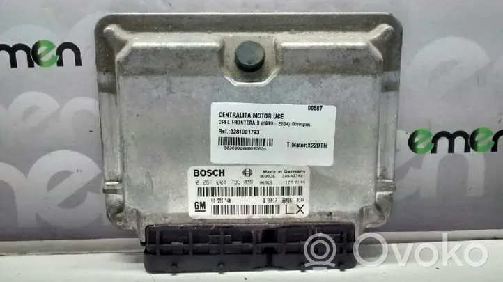 Opel Frontera B Calculateur moteur ECU 905897400281001793