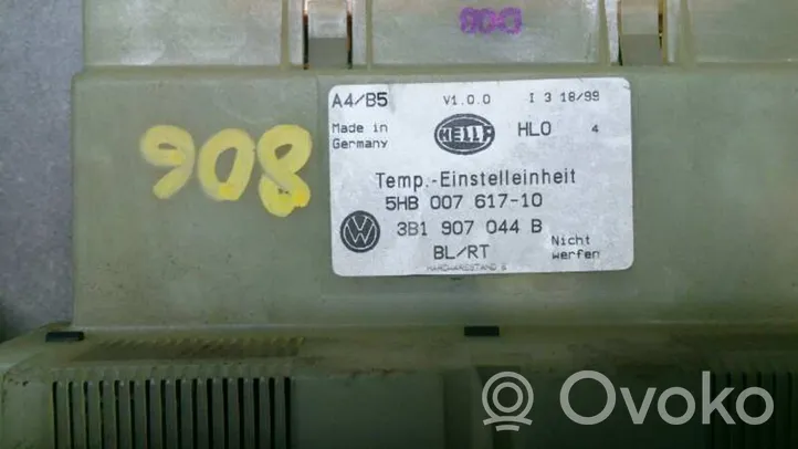 Volkswagen PASSAT B5 Ilmastoinnin ohjainlaite 3B1907044B