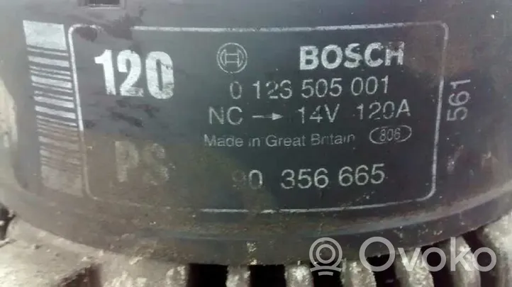 Opel Vectra A Generator/alternator 0123505001