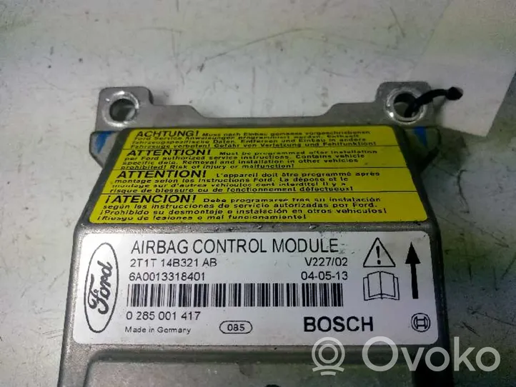 Ford Connect Oro pagalvių valdymo blokas 2T1T14B321AB