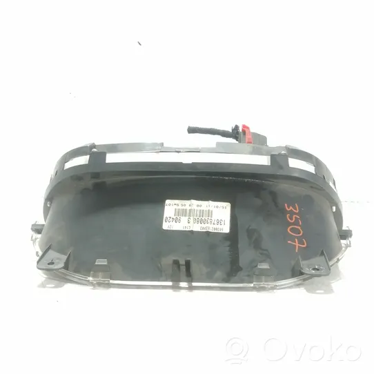 Peugeot Bipper Compteur de vitesse tableau de bord 13678300803