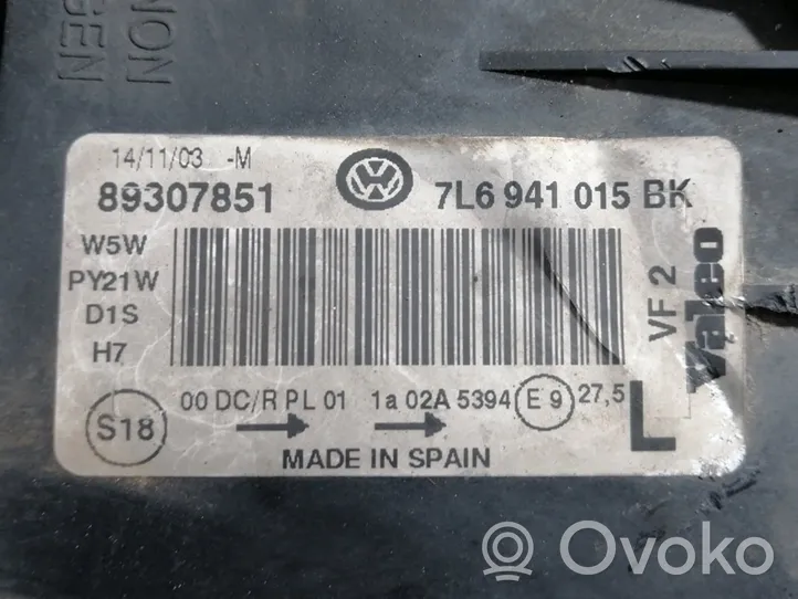 Volkswagen Touareg I Lampa przednia 7L6941015BK